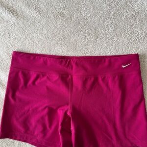 Nike Women's Fuchsia Athletic Shorts